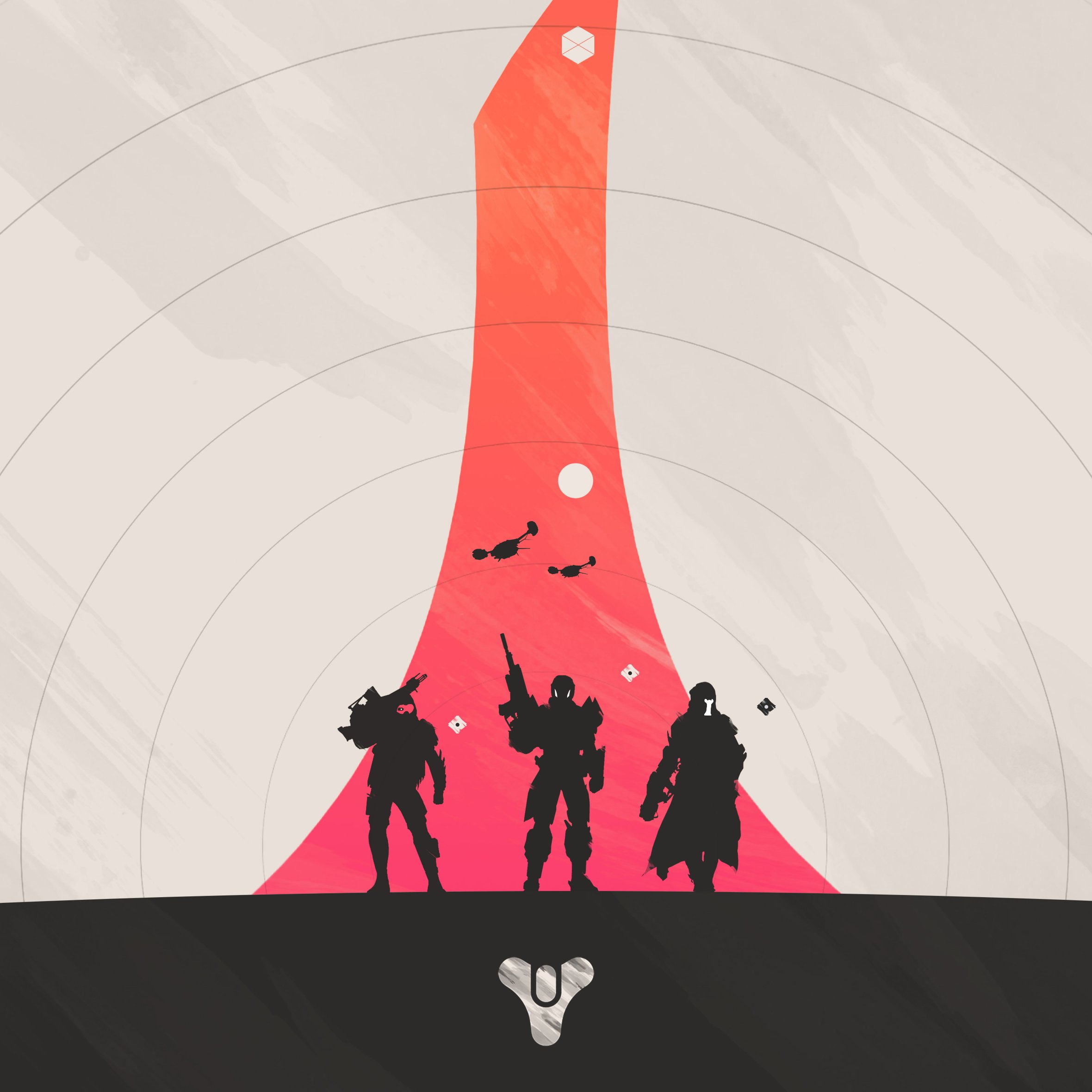Characters from Destiny - Wallpapers for iPad Air 10.9″ in 2360x2360 resolution