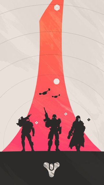 Characters from Destiny - Wallpapers for Nokia, Samsung in 360x640 resolution