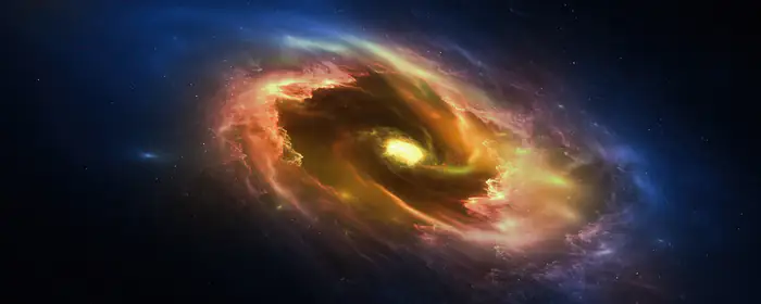UltraWide 21:9 обои излучение (2560x1080): галактика, вихрь, туманность, звёзды