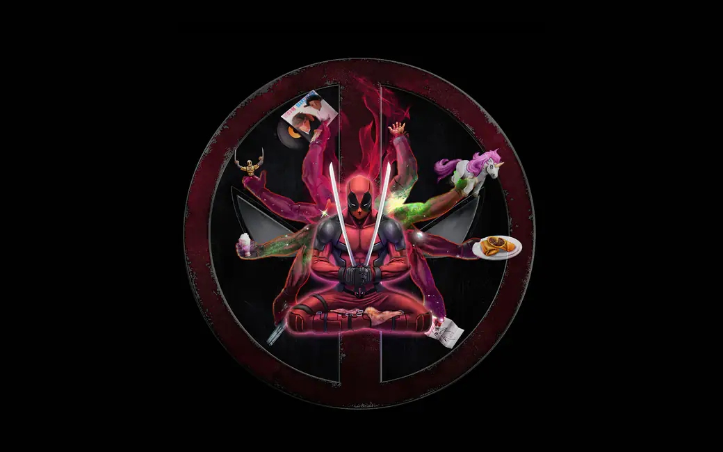 Marvel's Multi-armed Deadpool — desktop and phone wallpaper, free download