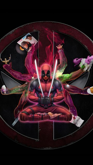 Marvel's Multi-armed Deadpool - Wallpapers for Nokia, Samsung in 360x640 resolution