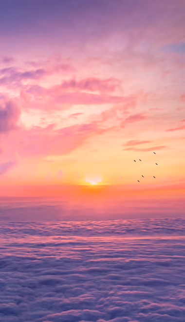 Nature wallpapers: sunrise, mountains, clouds, morning