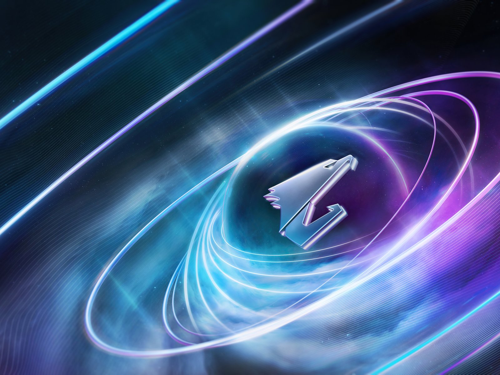 Gigabyte Aorus neon logo - UXGA wallpapers in 1600x1200 resolution