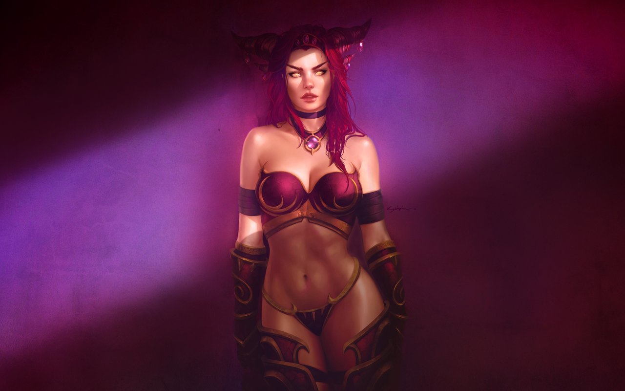 Женщина охотница из World of Warcraft - WXGA_1280 обои в разрешении 1280x800