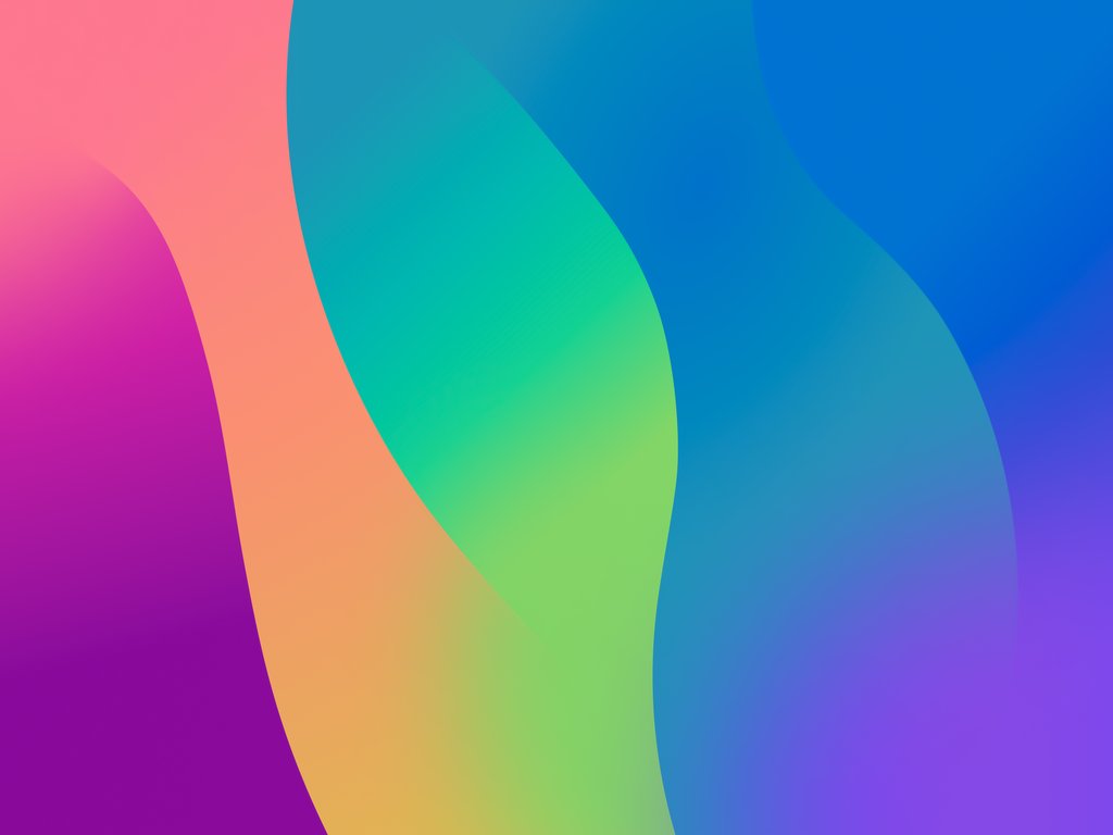 Colored abstract smooth waves - XVGA wallpapers in 1024x768 resolution