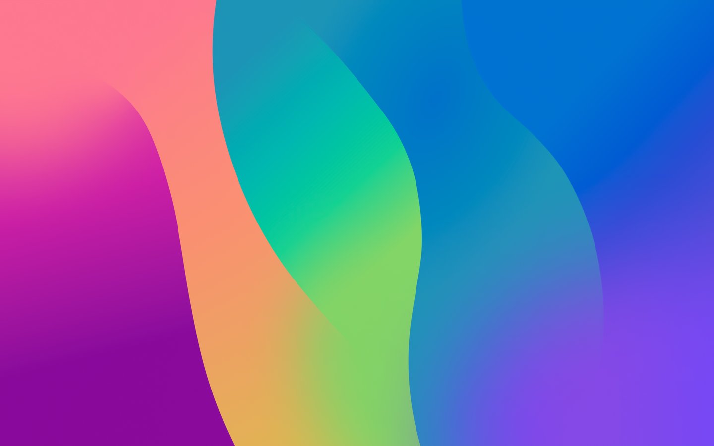 Colored abstract smooth waves - WSXGA wallpapers in 1440x900 resolution