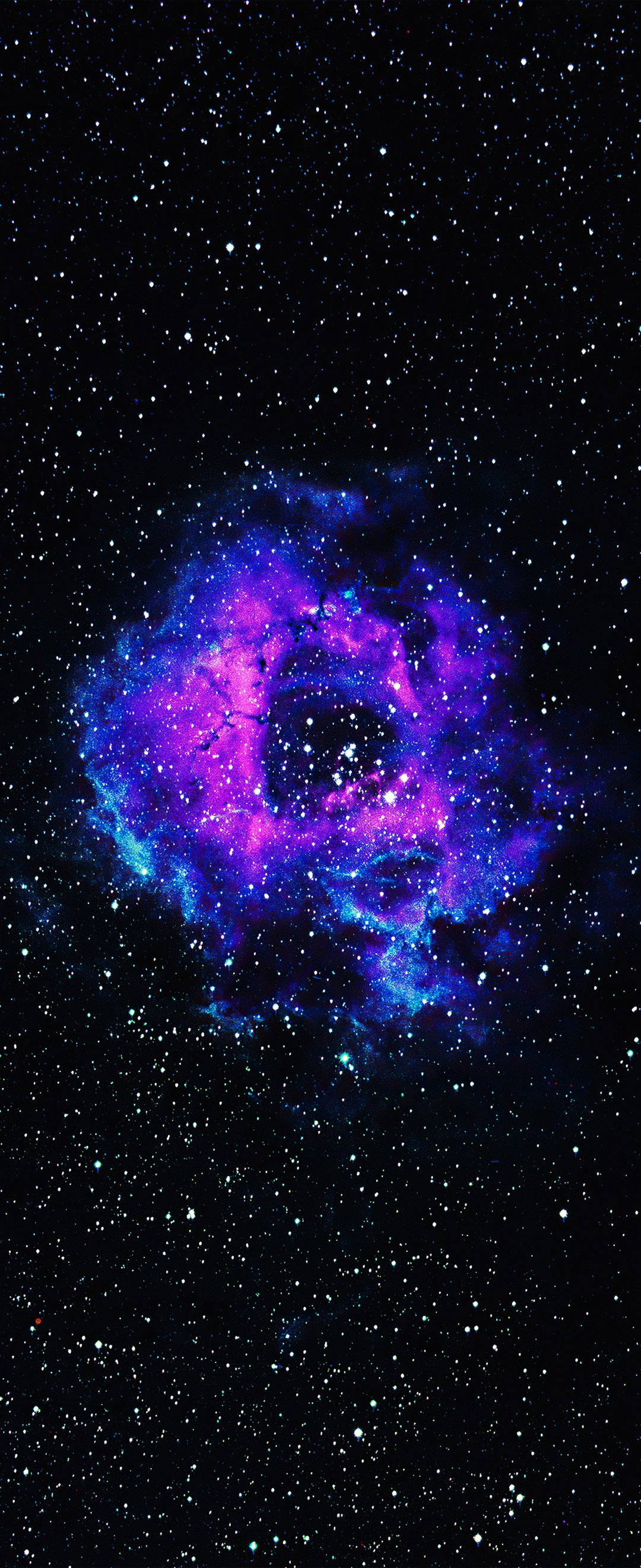 Distant galaxy with a purple glow - Wallpapers for Samsung Galaxy Z Flip6, Motorola Razr 2025 in 1080x2640 resolution