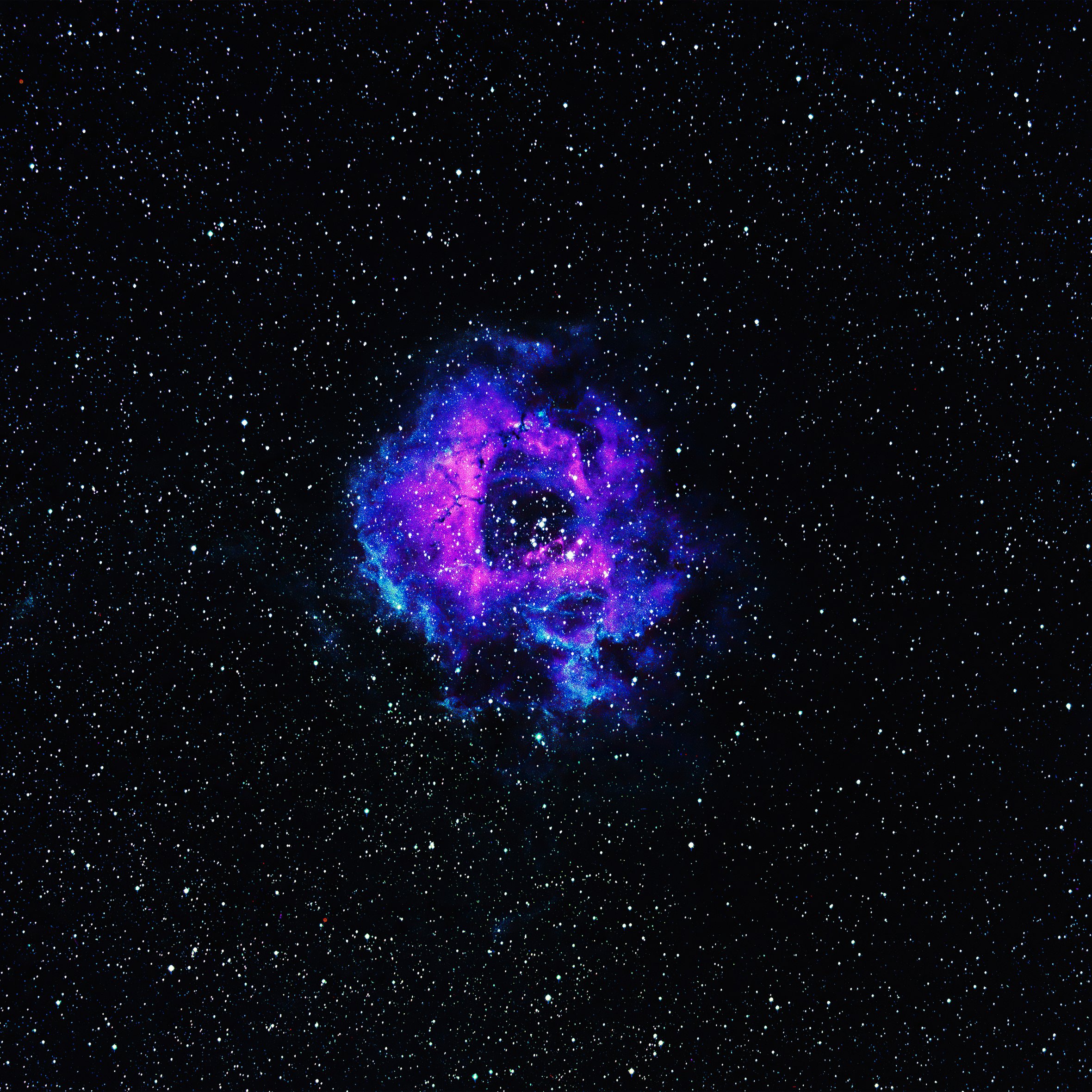 Distant galaxy with a purple glow - Wallpapers for iPad Air 10.9″ in 2360x2360 resolution