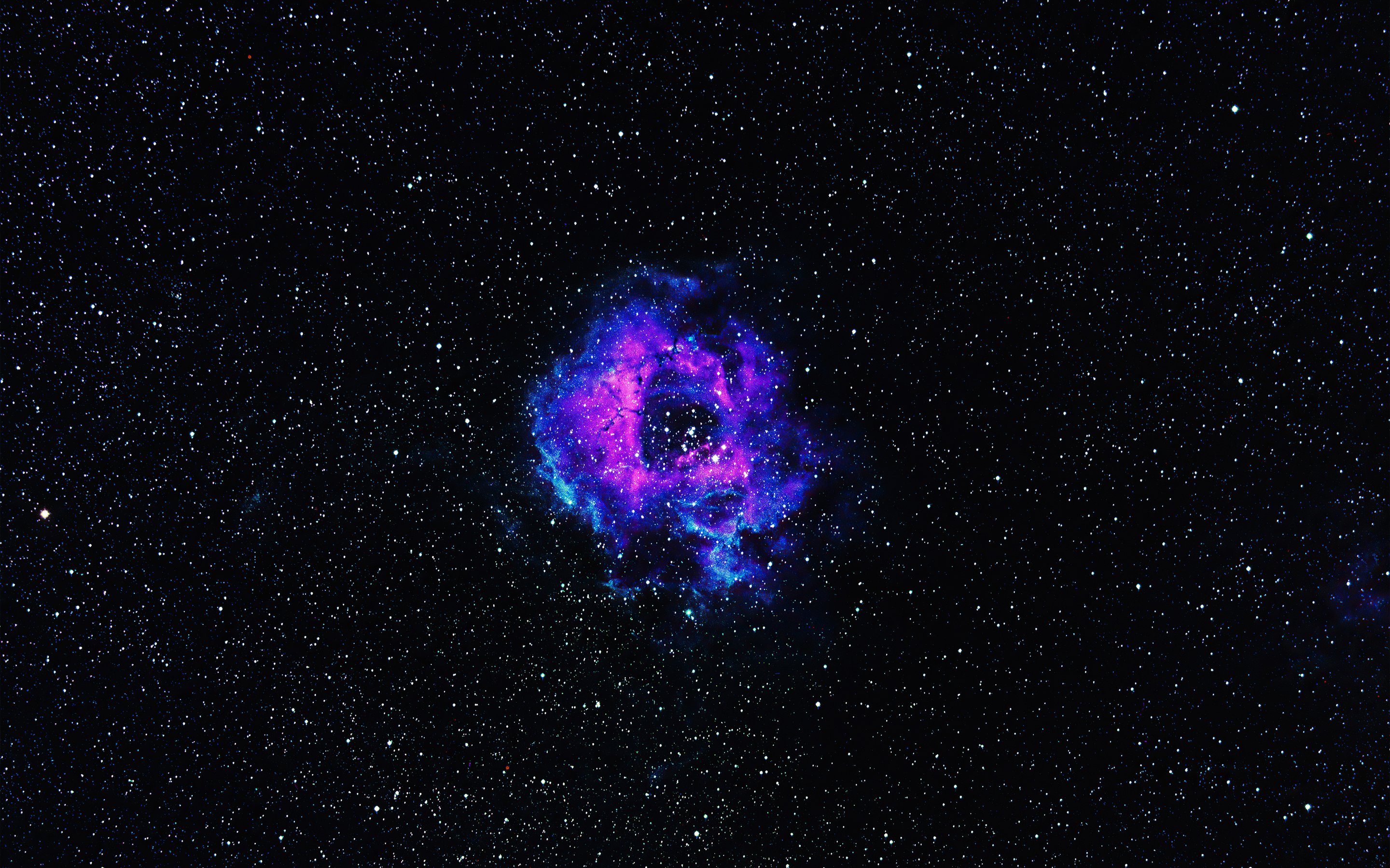 Distant galaxy with a purple glow - Wallpapers for Apple MacBook 15″ in 2880x1800 resolution
