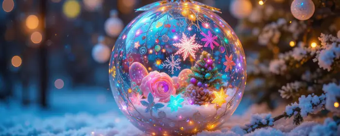 UltraWide 32:9 stringlight wallpapers (3840x1080): christmas decorations, Christmas, christmas tree, stringlight