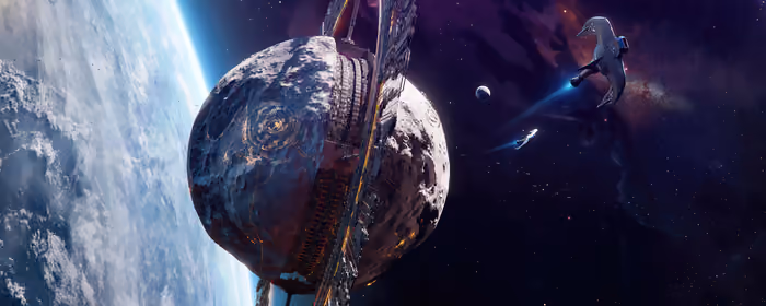 Space wallpapers: Moon, station, spaceship, Earth