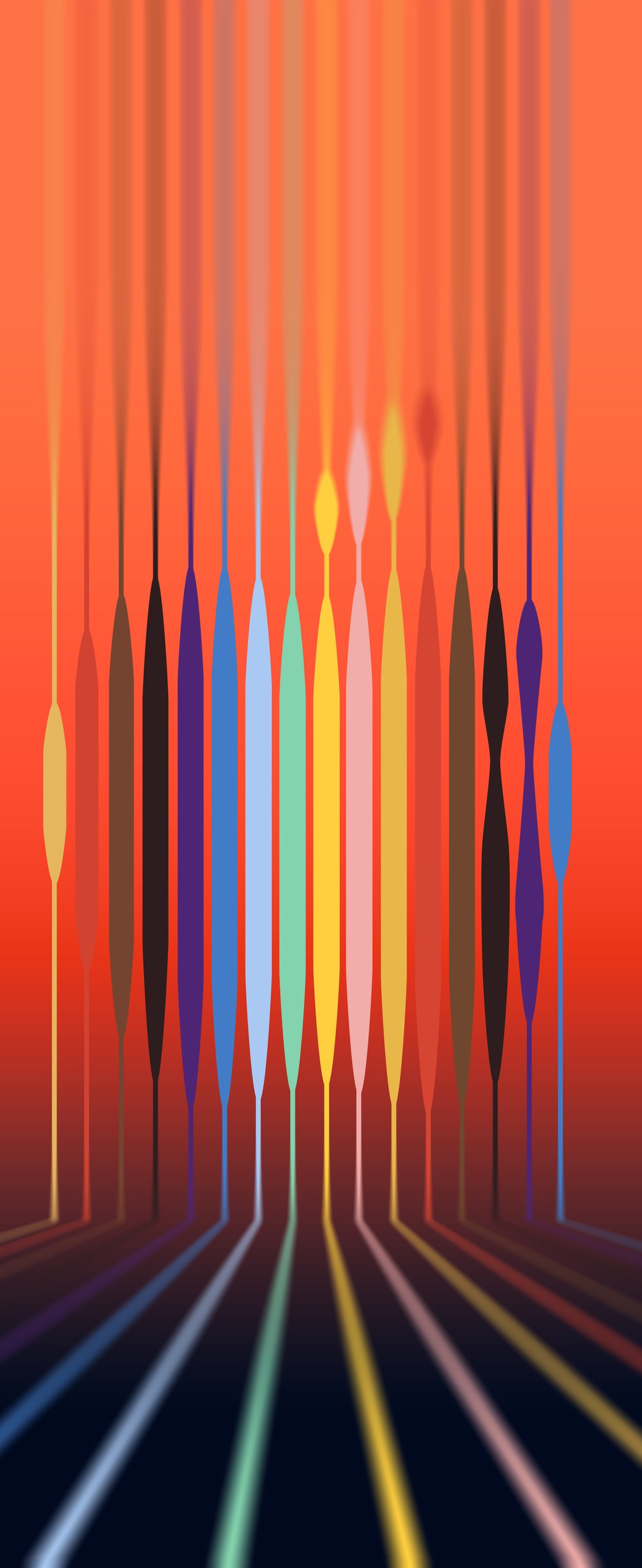 Distorted Apple logo - Wallpapers for Samsung Galaxy Z Flip6, Motorola Razr 2025 in 1080x2640 resolution