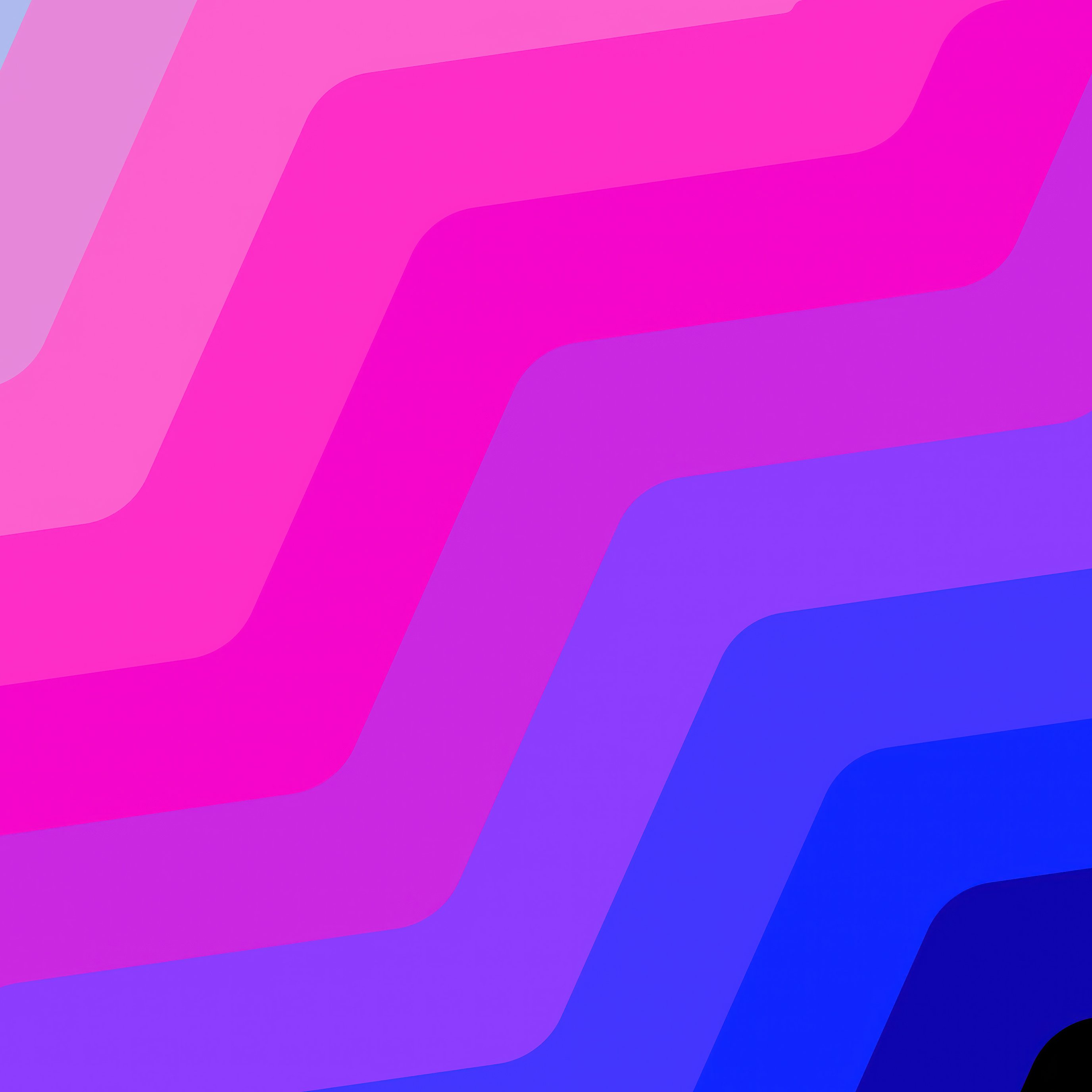 Colorful abstract zigzag pattern - Wallpapers for iPad Pro 13″ in 2752x2752 resolution