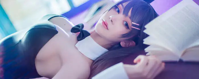 UltraWide 32:9 book wallpapers (3840x1080): cosplay, Saya Fox, Sakurajima Mai, Seishun Buta Yarou