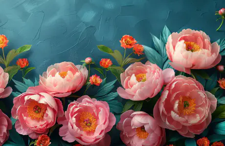Nature wallpapers: peonies, arrangement, flowers, petals