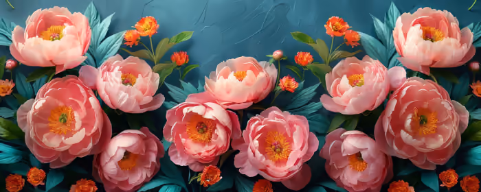 Nature wallpapers: peonies, arrangement, flowers, petals