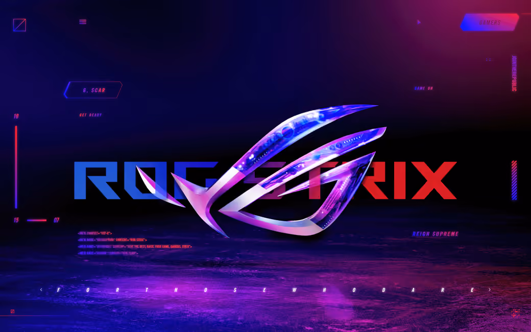Логотип ASUS ROG Strix - UXGA обои в разрешении 1600x1200