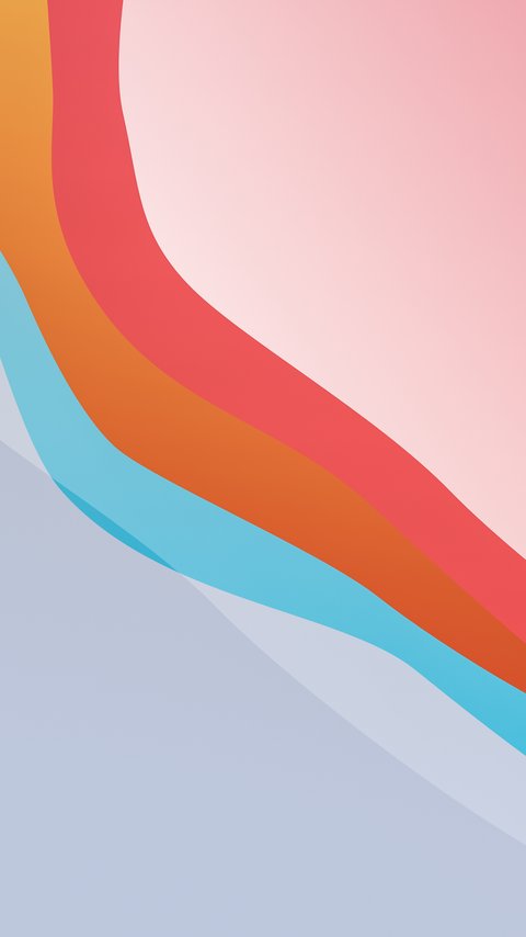 Multi-layered color waves - Wallpapers for LG/ASUS in 480x854 resolution