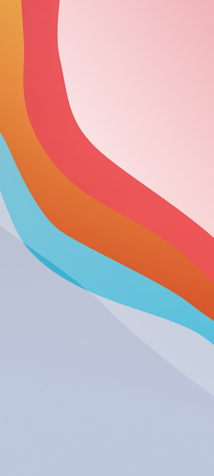 Multi-layered color waves - Wallpapers for Xiaomi Redmi 10C/C40/C51, Samsung Galaxy A12/A02s/A03/M12 in 720x1600 resolution