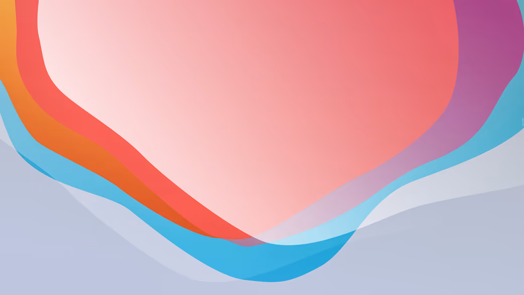 Multi-layered color waves - UltraWide 21:9 wallpapers in 3440x1440 resolution