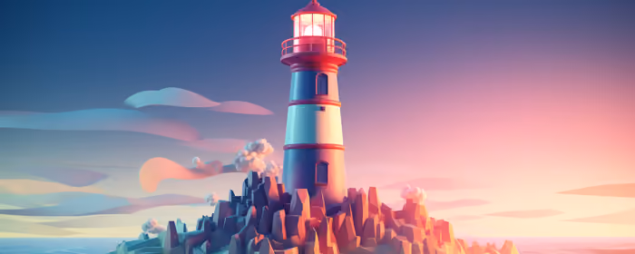 5K2K UltraWide 21:9 Navigation wallpapers (5120x2160): lighthouse, island, rock, ocean
