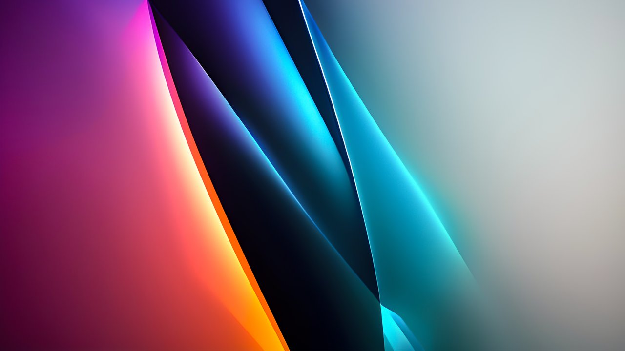 Neon gradient layers - HDV 720p wallpapers in 1280x720 resolution