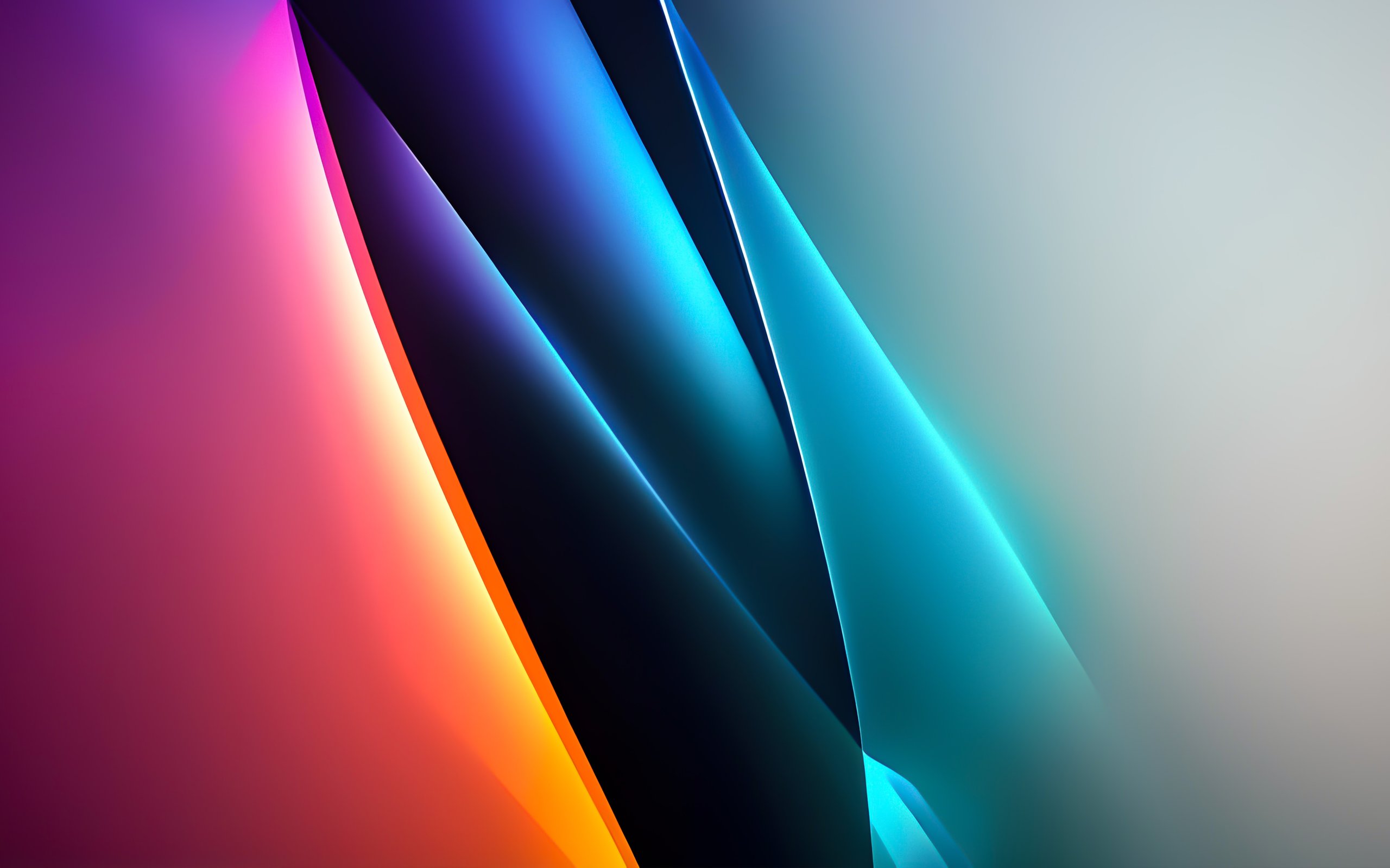Neon gradient layers - WQXGA and for Apple MacBook Air 13 wallpapers in 2560x1600 resolution