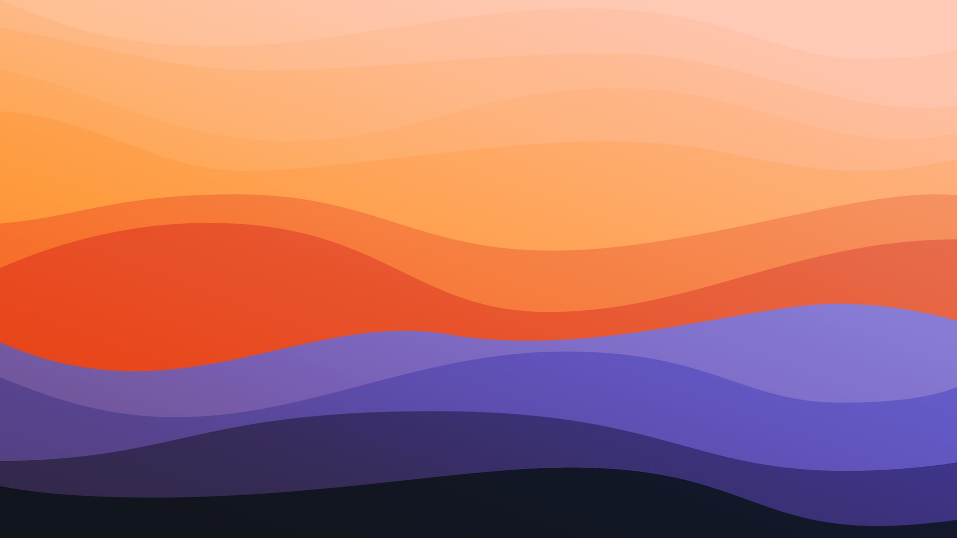 Abstract colorful layered waves pattern - Full HD wallpapers in 1920x1080 resolution