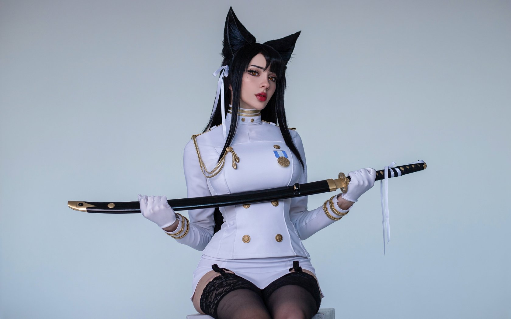 Alin Ma as Atago from Azur Lane - WSXGA+ wallpapers in 1680x1050 resolution