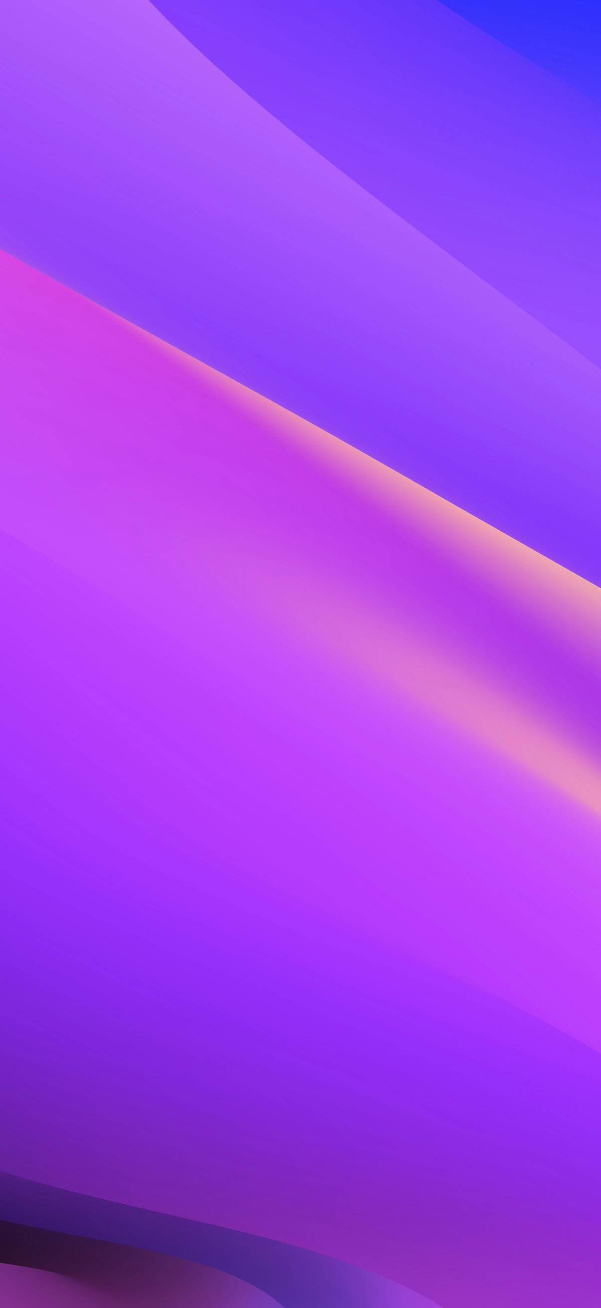 Smooth purple waves - Wallpapers for iPhone 18 Pro/18/17 Pro/17/16 Pro in 1206x2622 resolution