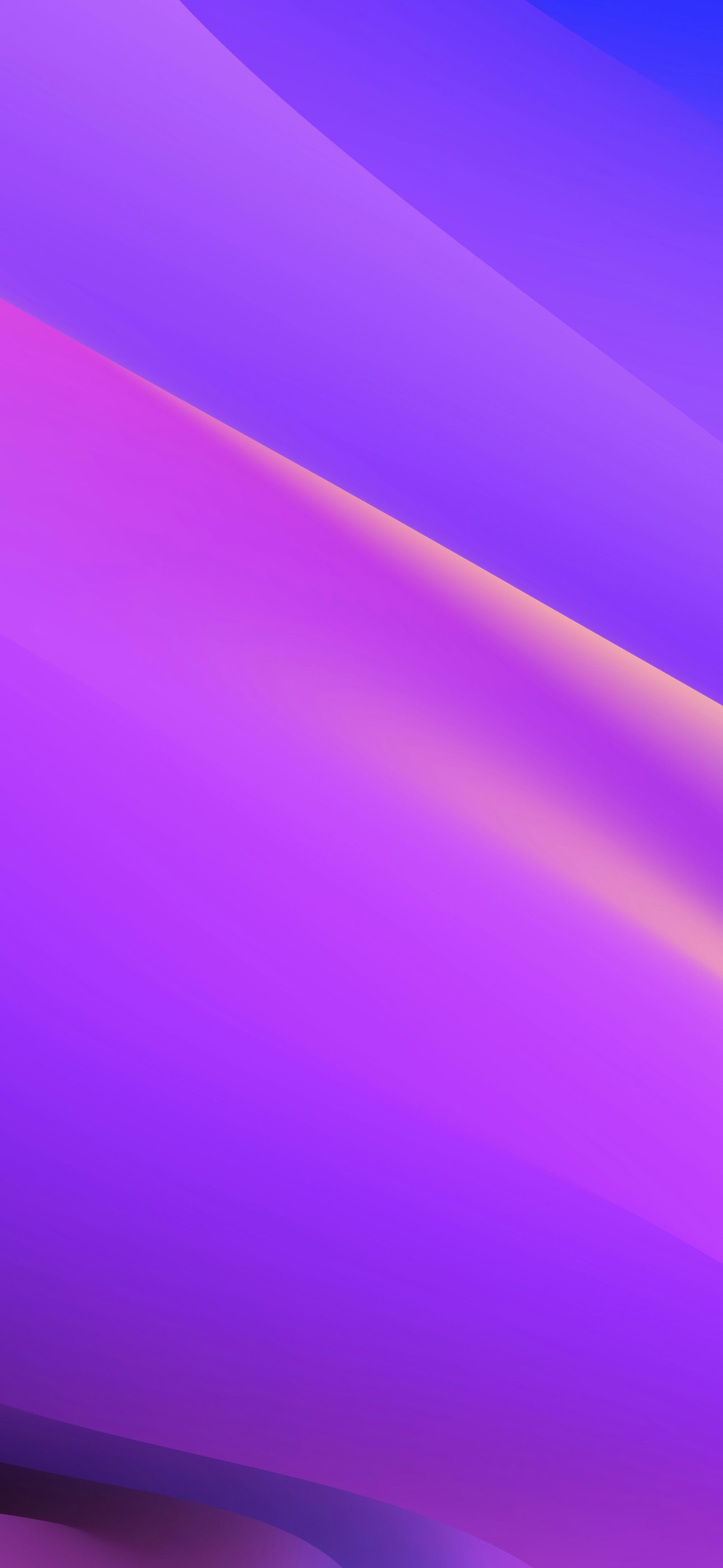 Smooth purple waves - Wallpapers for iPhone 15 Pro Max/14 Pro Max in 1290x2796 resolution