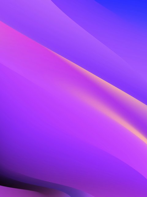 Smooth purple waves - Wallpapers for HTC/BlackBerry in 480x640 resolution