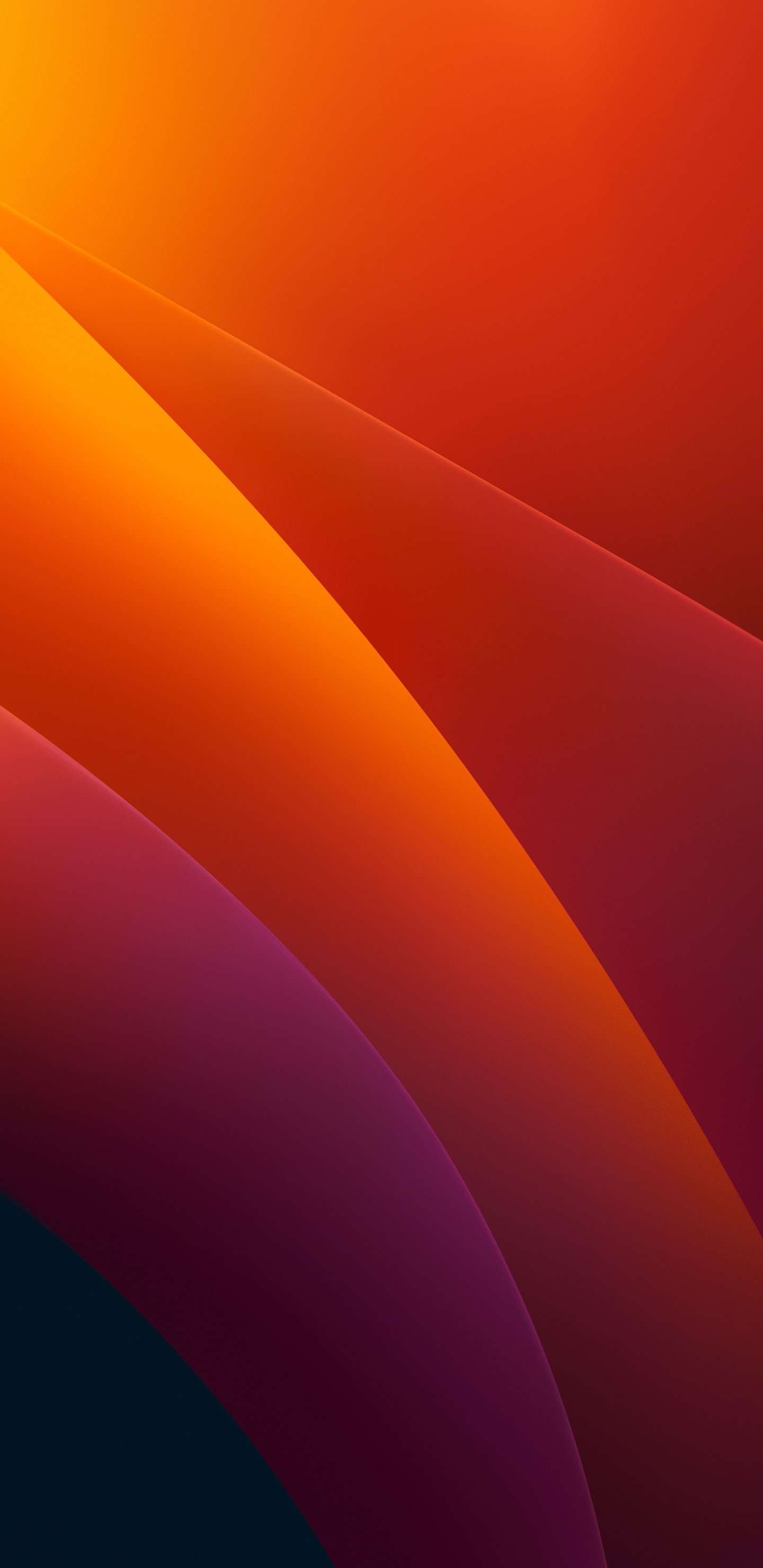 Orange abstract layers - Wallpapers for Samsung Galaxy S8/S8+/Note 8/S9/S9+/Note 9 in 1440x2960 resolution