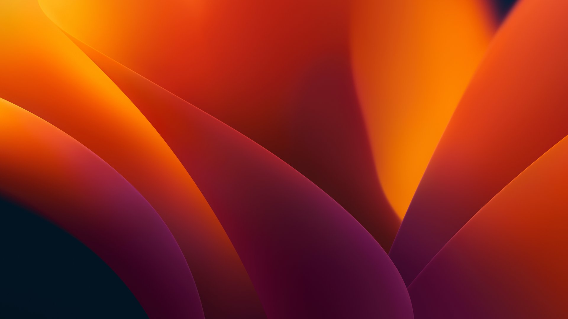 Orange abstract layers - Full HD wallpapers in 1920x1080 resolution