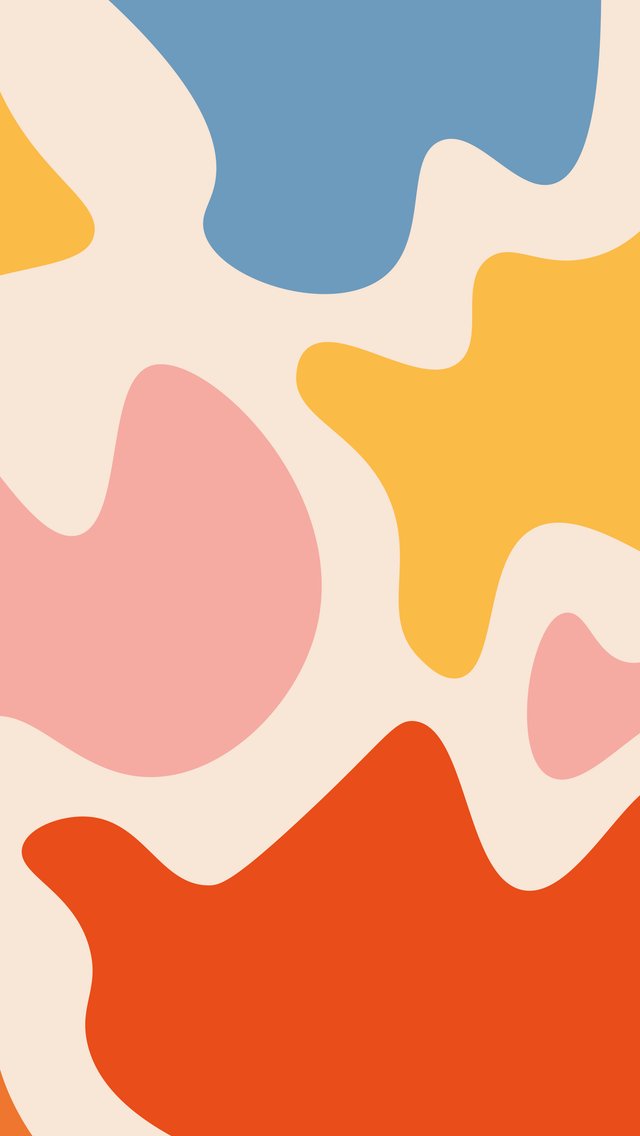 Vivid abstract shapes - Wallpapers for iPhone 5/5S/5C/SE in 640x1136 resolution