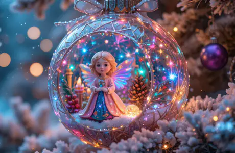 Celebrations wallpapers: christmas ball, angel, christmas decorations, pinecone