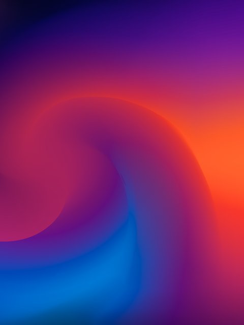 Bright abstract vortex - Wallpapers for HTC/BlackBerry in 480x640 resolution
