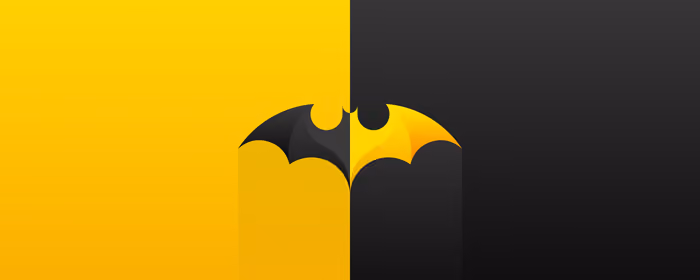 Dual Monitor Wallpapers (7680x2160): Batman, logo, bat, minimalism