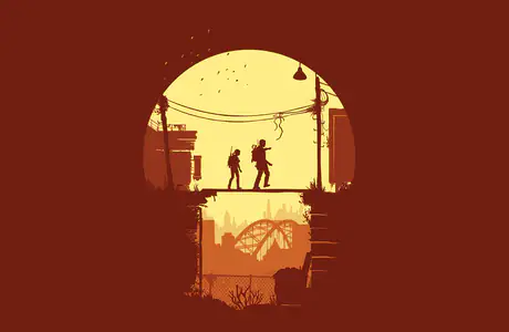 Обои игры: The Last of Us, постапокалипсис, развалины, минимализм