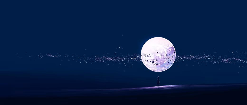 Bright white moon - Wallpapers for Xiaomi Redmi 10C/C40/C51, Samsung Galaxy A12/A02s/A03/M12 in 720x1600 resolution