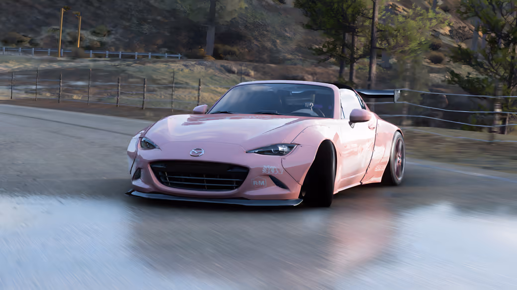 Tuned Mazda MX-5 RF drifting - WSXGA wallpapers in 1440x900 resolution