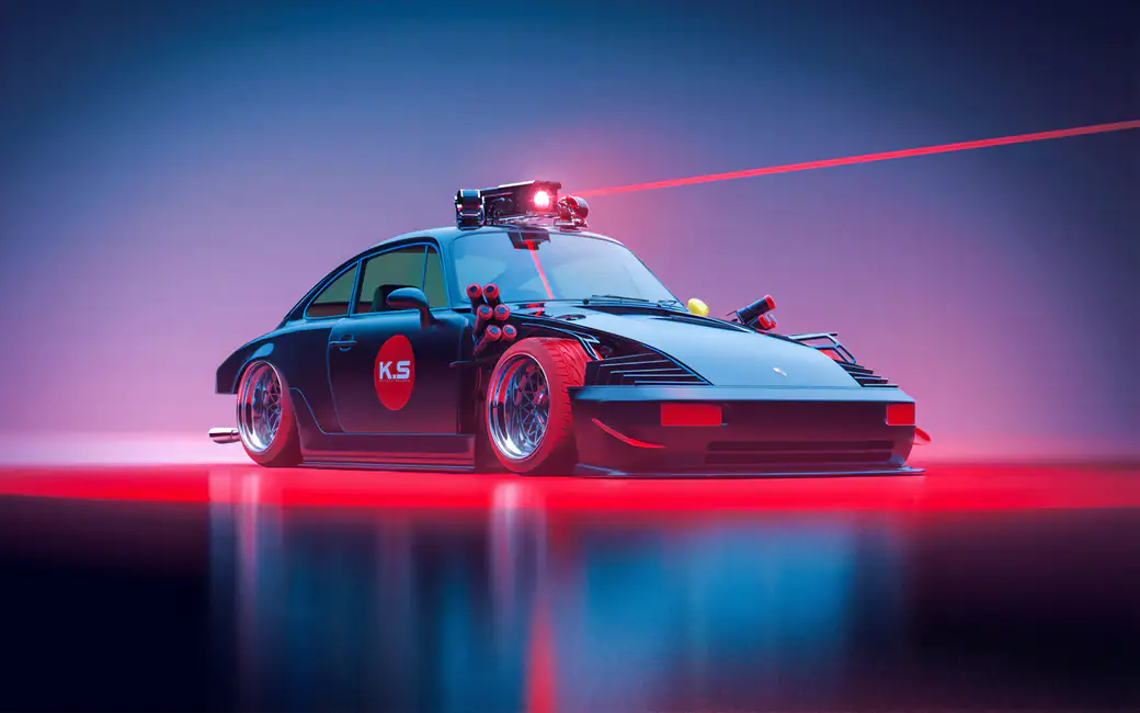 Porsche 911 by Khyzyl Saleem — desktop and phone wallpaper, free download