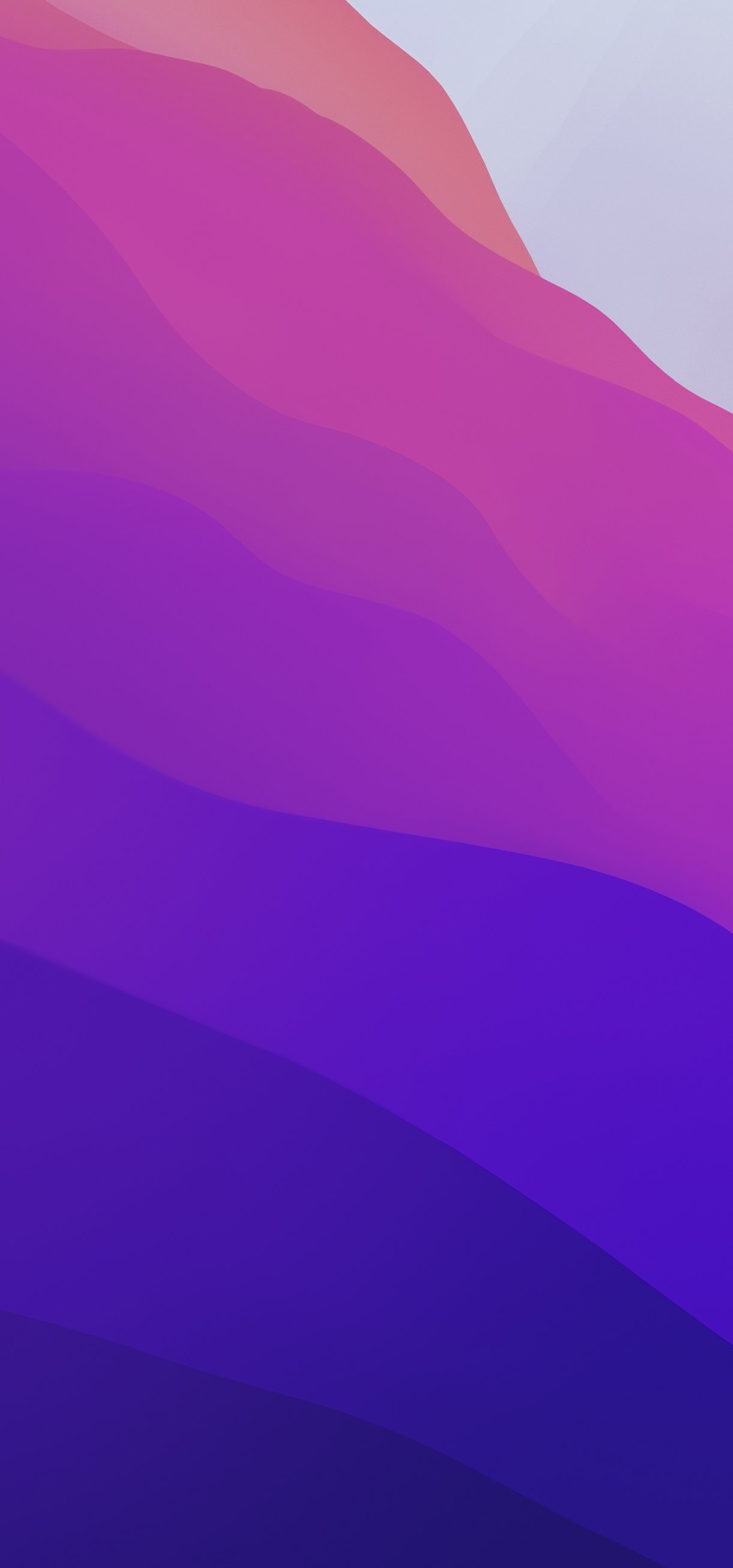 Abstract waves blending into horizon - Wallpapers for Xiaomi 17/17 Pro in 1220x2608 resolution