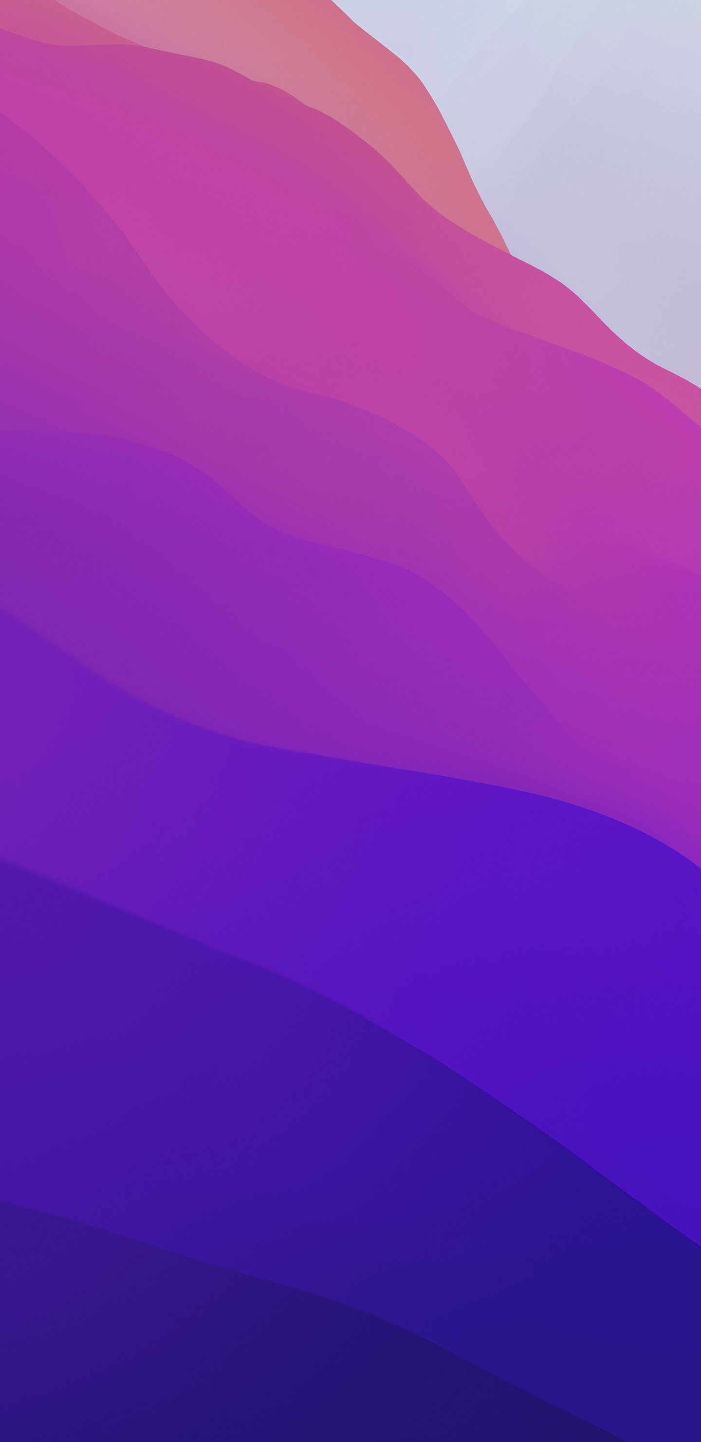 Abstract waves blending into horizon - Wallpapers for Samsung Galaxy S8/S8+/Note 8/S9/S9+/Note 9 in 1440x2960 resolution