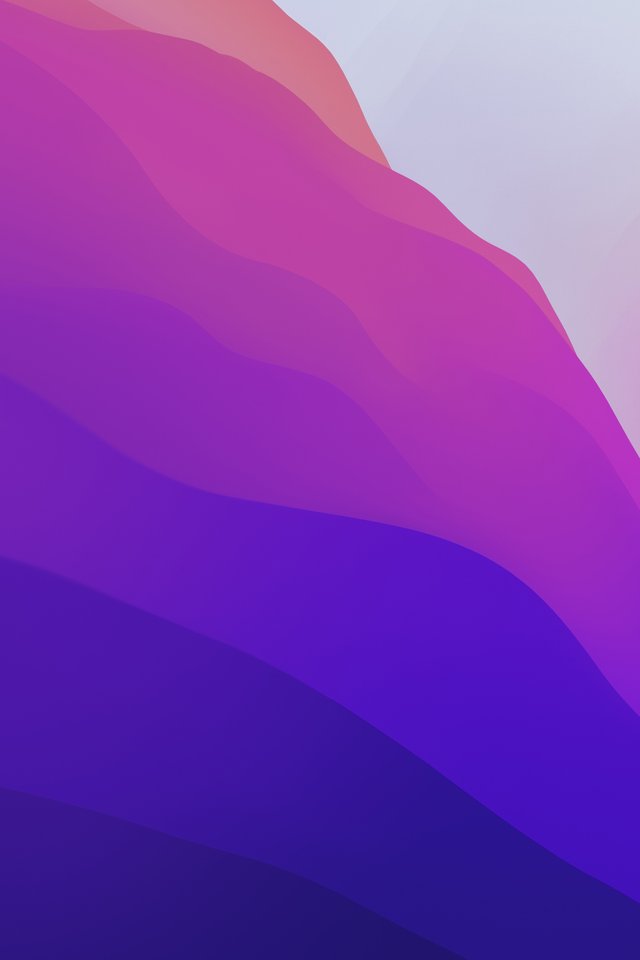 Abstract waves blending into horizon - Wallpapers for iPhone 4/4S in 640x960 resolution