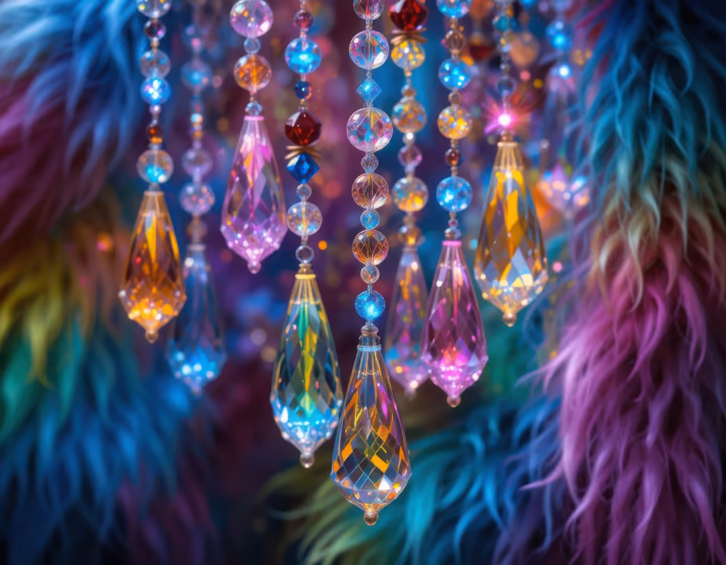 Hanging Crystal Beads - Wallpapers for Nokia, Samsung in 360x640 resolution