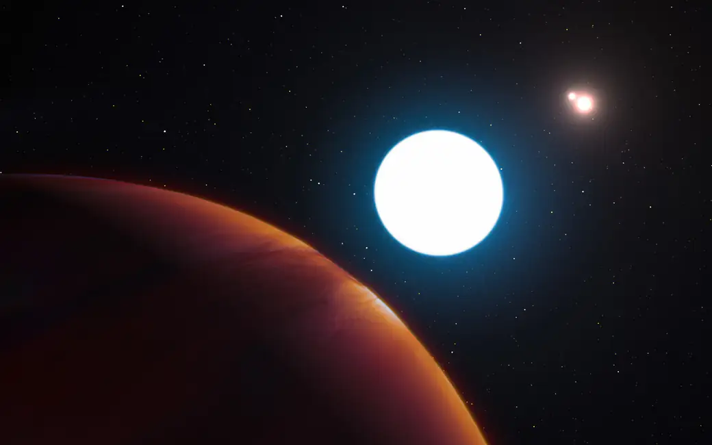 Bright White Dwarf Star — desktop and phone wallpaper, free download