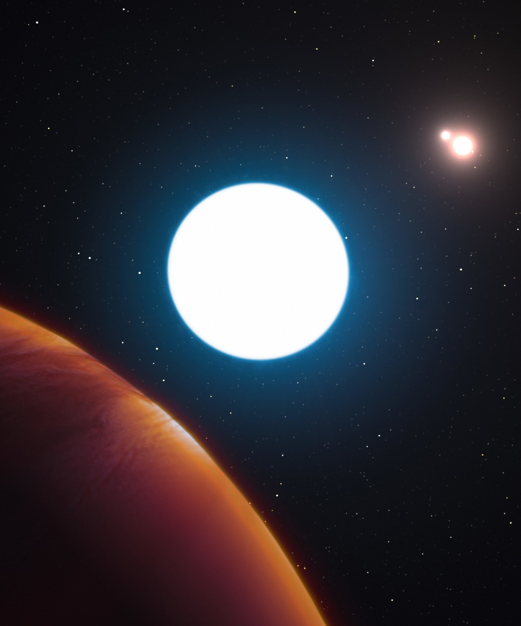 Bright White Dwarf Star - Wallpapers for Samsung Galaxy Z Fold4/Z Fold5/Z Fold6 in 1812x2176 resolution