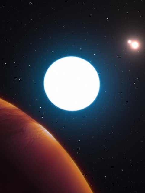 Bright White Dwarf Star - Wallpapers for HTC/BlackBerry in 480x640 resolution
