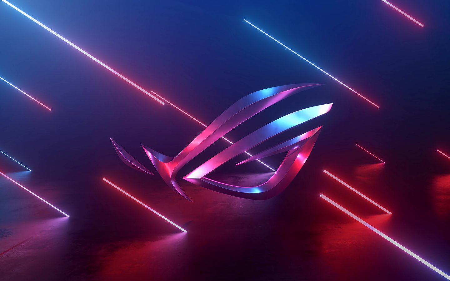 ASUS ROG with futuristic neon - WSXGA wallpapers in 1440x900 resolution